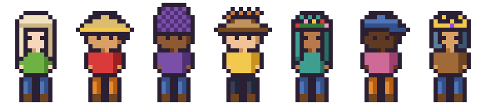 Farmer avatars